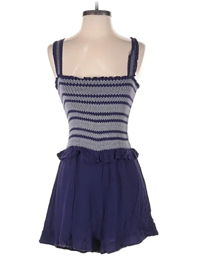 Pre-owned Assorted Brands Romper In Blue