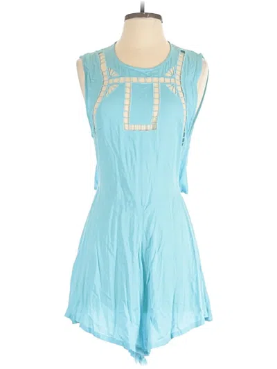Pre-owned Assorted Brands Romper In Blue