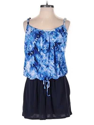 Pre-owned Assorted Brands Romper In Blue