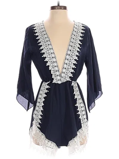 Pre-owned Assorted Brands Romper In Blue