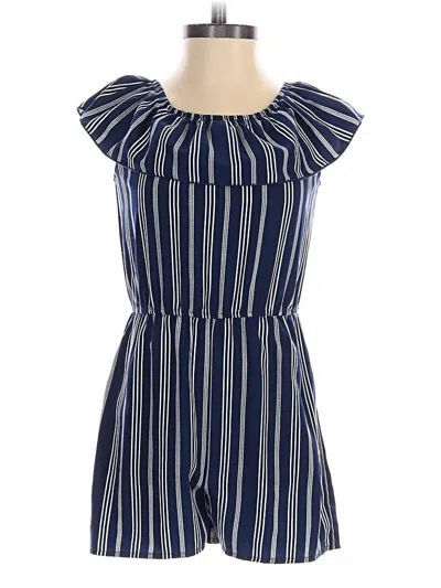 Pre-owned Assorted Brands Romper In Blue