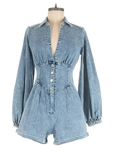 Pre-owned Assorted Brands Romper In Blue