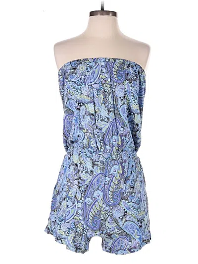 Pre-owned Assorted Brands Romper In Blue