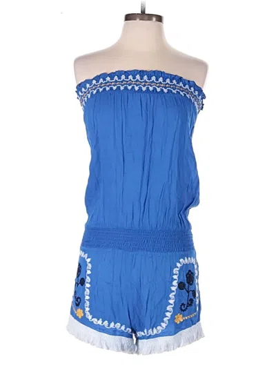 Pre-owned Assorted Brands Romper In Blue