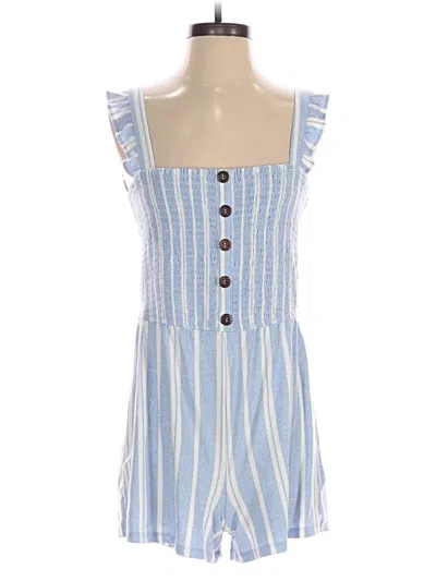 Pre-owned Assorted Brands Romper In Blue