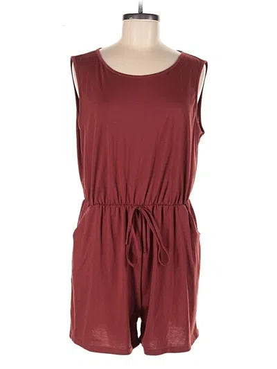 Pre-owned Assorted Brands Romper In Brown