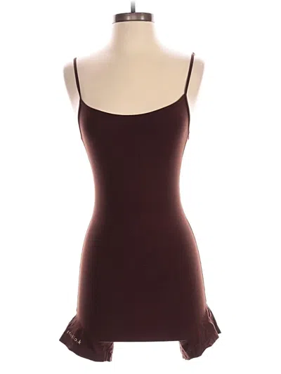 Pre-owned Assorted Brands Romper In Burgundy