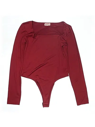 Pre-owned Assorted Brands Romper In Burgundy