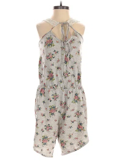 Pre-owned Assorted Brands Romper In Gray