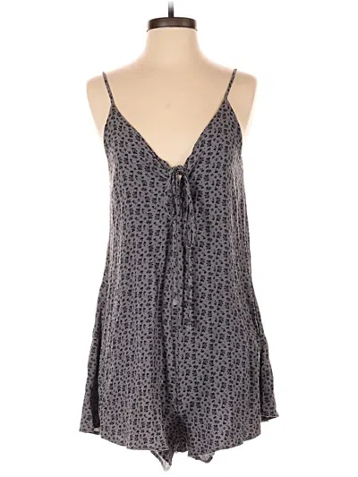 Pre-owned Assorted Brands Romper In Gray