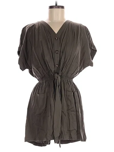 Pre-owned Assorted Brands Romper In Gray
