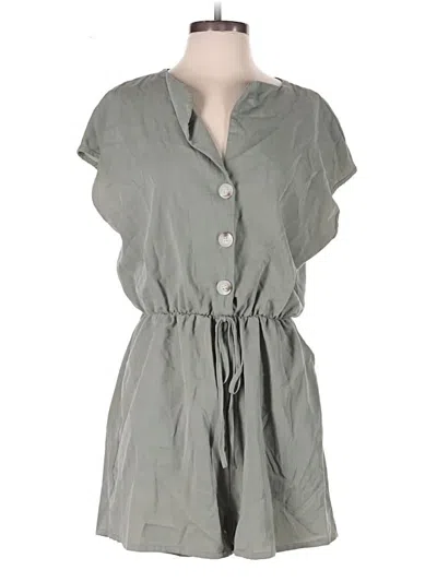 Pre-owned Assorted Brands Romper In Gray