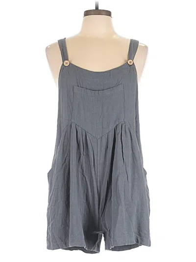 Pre-owned Assorted Brands Romper In Gray