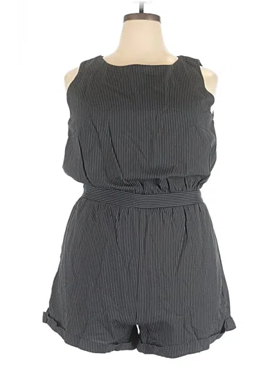 Pre-owned Assorted Brands Romper In Gray