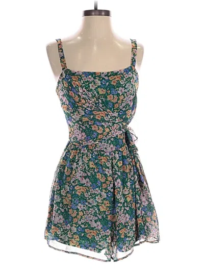 Pre-owned Assorted Brands Romper In Green