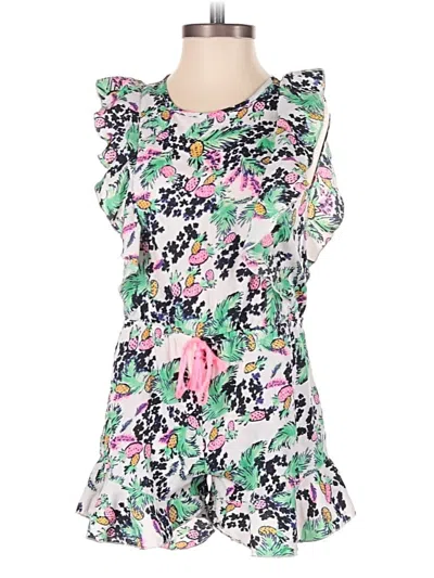 Pre-owned Assorted Brands Romper In Green