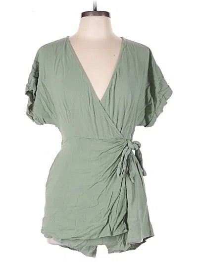 Pre-owned Assorted Brands Romper In Green