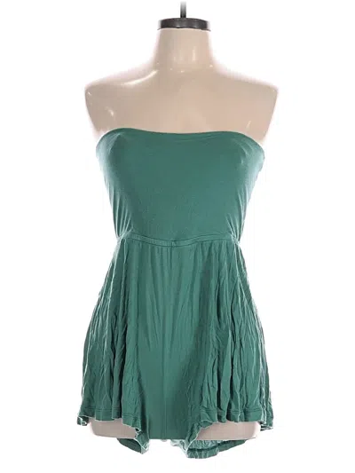 Pre-owned Assorted Brands Romper In Green