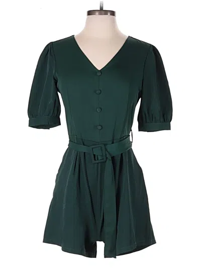 Pre-owned Assorted Brands Romper In Green