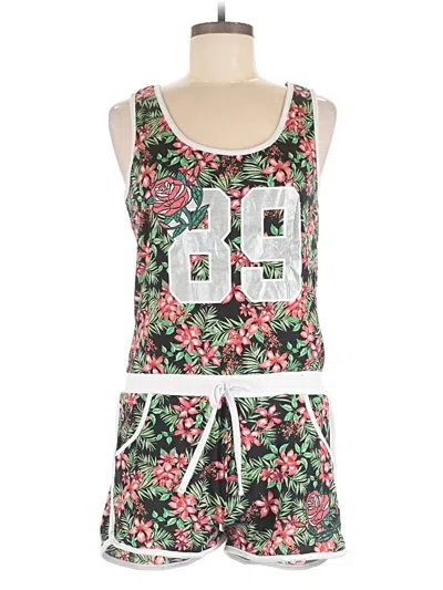 Pre-owned Assorted Brands Romper In Green