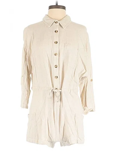 Pre-owned Assorted Brands Romper In Ivory