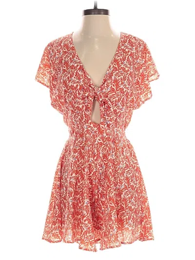 Pre-owned Assorted Brands Romper In Orange
