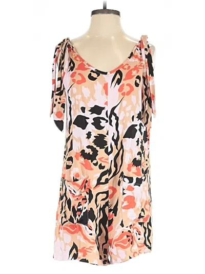 Pre-owned Assorted Brands Romper In Orange