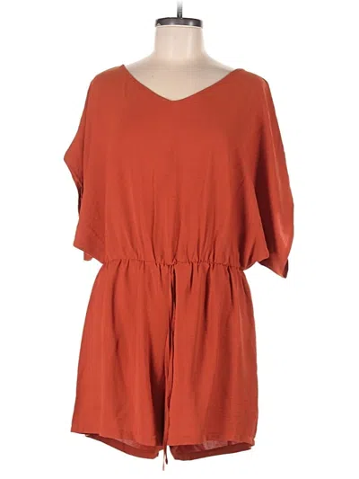 Pre-owned Assorted Brands Romper In Orange