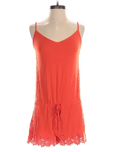 Pre-owned Assorted Brands Romper In Orange