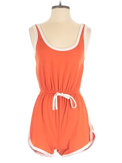 Pre-owned Assorted Brands Romper In Orange