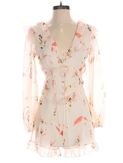 Pre-owned Assorted Brands Romper In Orange