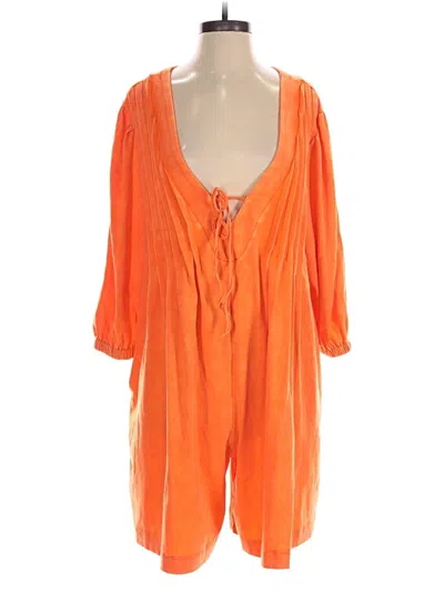 Assorted Brands Romper In Orange