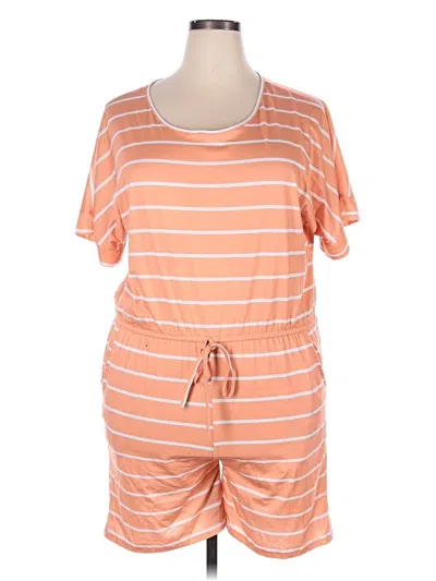 Pre-owned Assorted Brands Romper In Orange