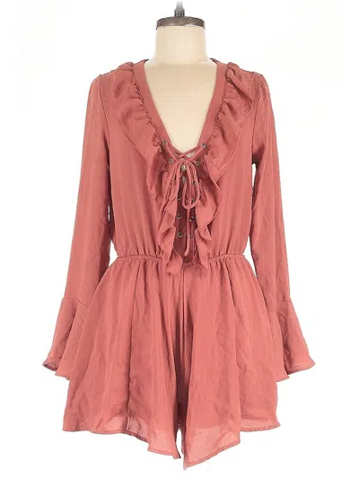 Pre-owned Assorted Brands Romper In Pink