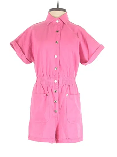 Pre-owned Assorted Brands Romper In Pink