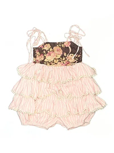 Pre-owned Assorted Brands Kids' Romper In Pink