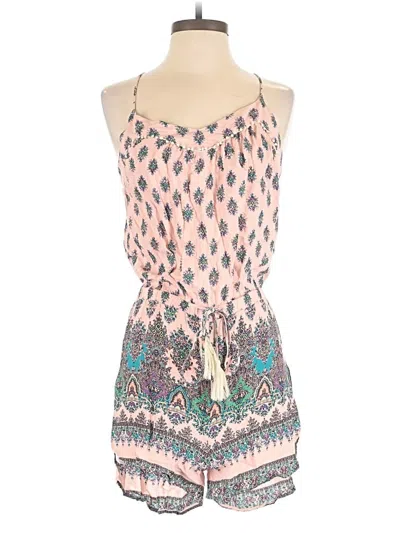 Pre-owned Assorted Brands Romper In Pink