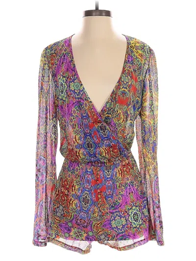 Pre-owned Assorted Brands Romper In Purple