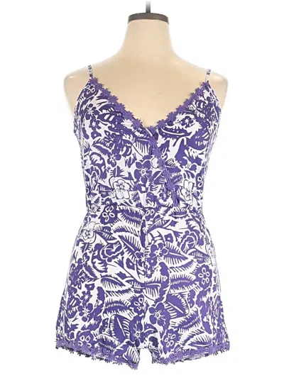 Pre-owned Assorted Brands Romper In Purple