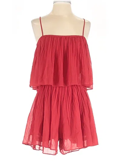 Pre-owned Assorted Brands Romper In Red