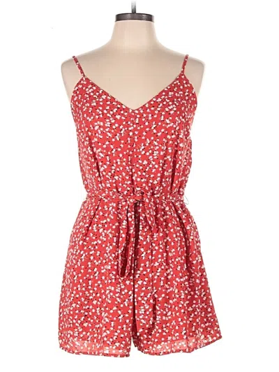 Pre-owned Assorted Brands Romper In Red