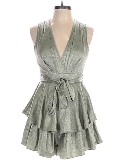 Pre-owned Assorted Brands Romper In Silver