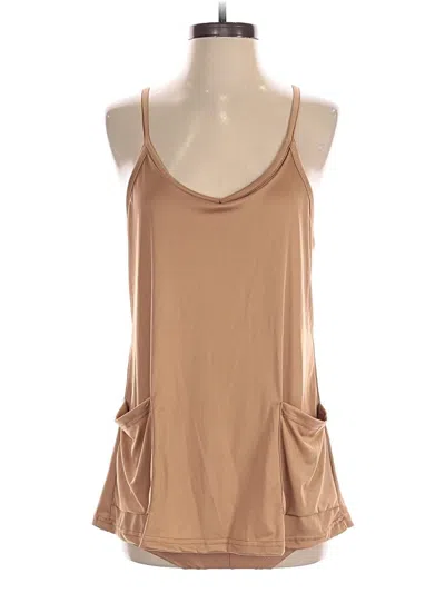 Pre-owned Assorted Brands Romper In Tan