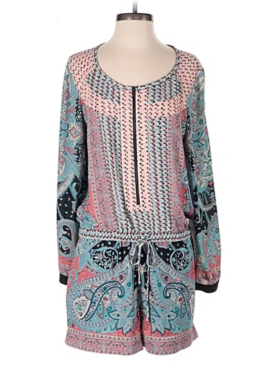 Pre-owned Assorted Brands Romper In Teal