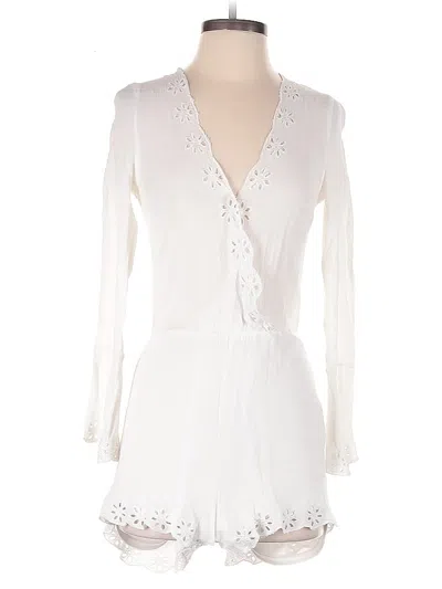 Pre-owned Assorted Brands Romper In White