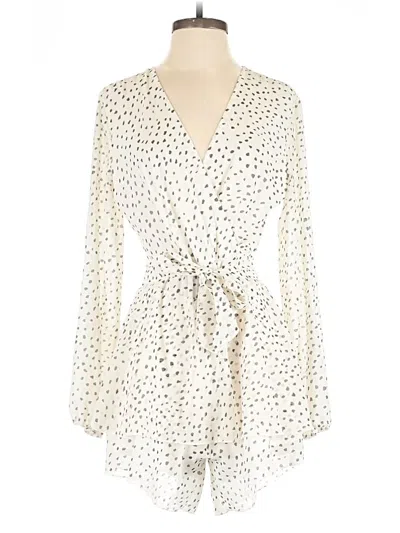 Pre-owned Assorted Brands Romper In White