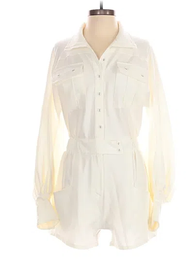 Pre-owned Assorted Brands Romper In White