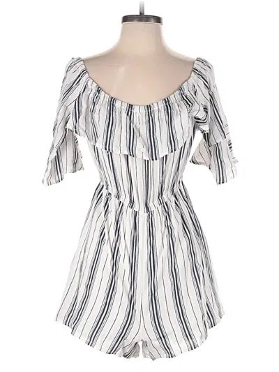 Pre-owned Assorted Brands Romper In White