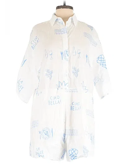 Pre-owned Assorted Brands Romper In White