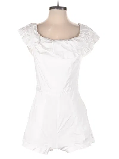 Pre-owned Assorted Brands Romper In White